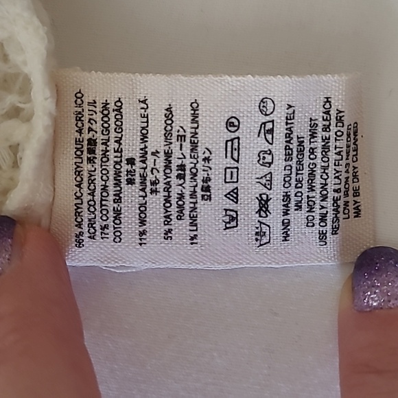 Free People Windows To My Soul Crochet Sweater Size XS - Picture 6 of 8